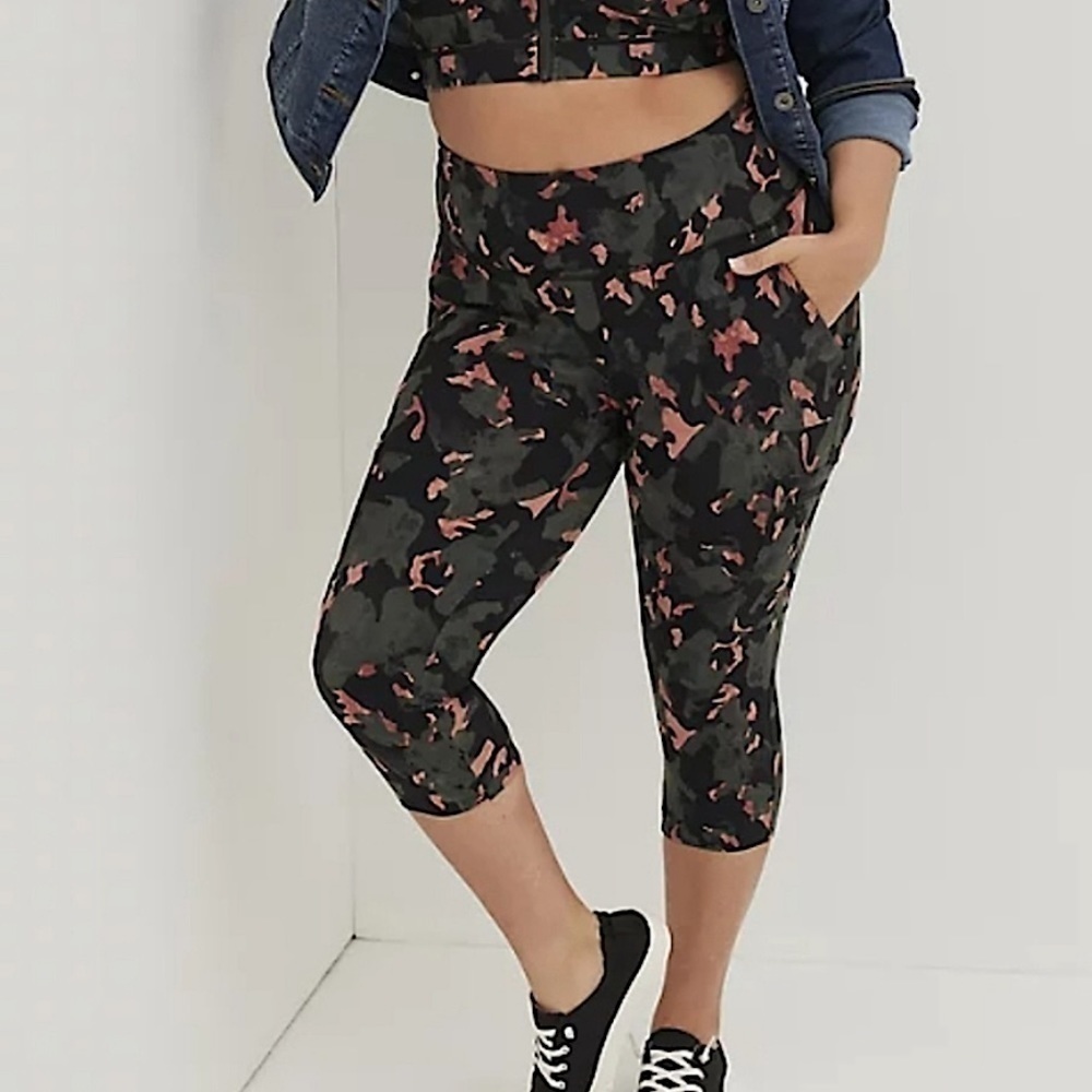 Happy Camper‎ Performance Core Capri Active Legging With Cargo Pocket 6X / 30